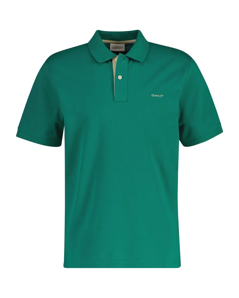 غانت Regular Contrast Pique Short SleevePolo